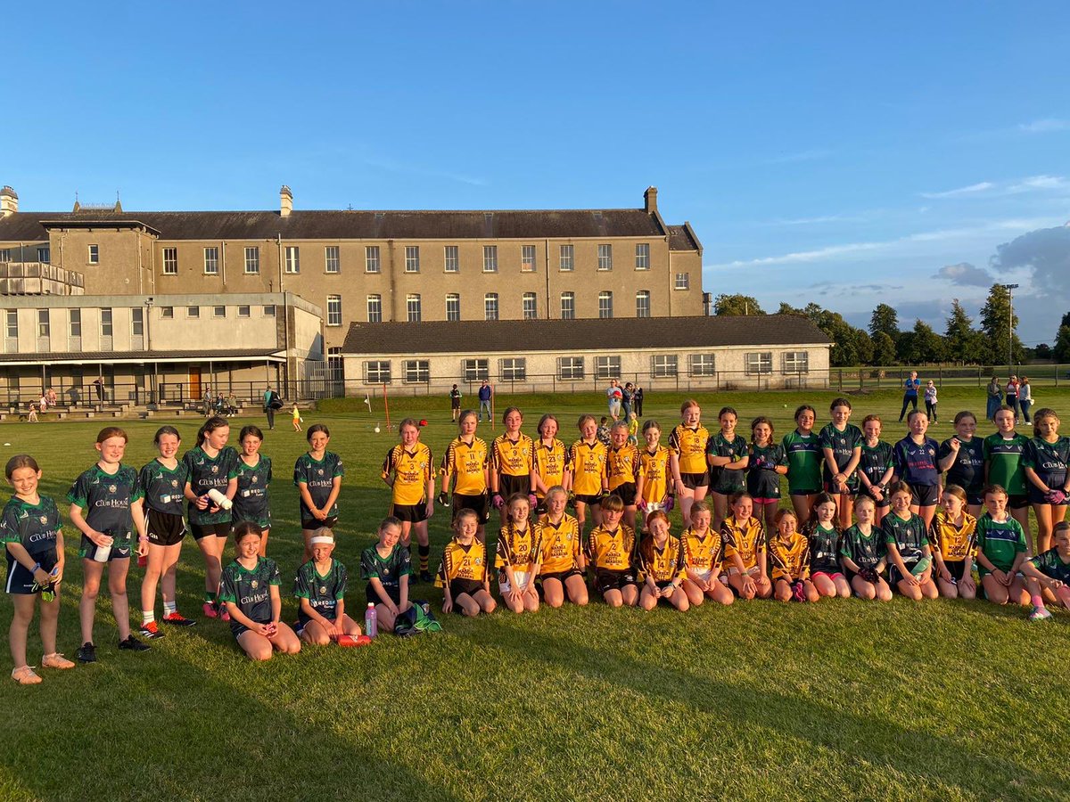KKCityLGFC's tweet photo. A great evening of blitz football in super sunshine with visitors from  Danesfort &amp; John Lockes at both u8 &amp; u10. Girls really enjoyed their games. Great fun had by all. Thanks to St. Kieran’s for the use of their wonderful grounds https://t.co/Eo1sYtB02Z