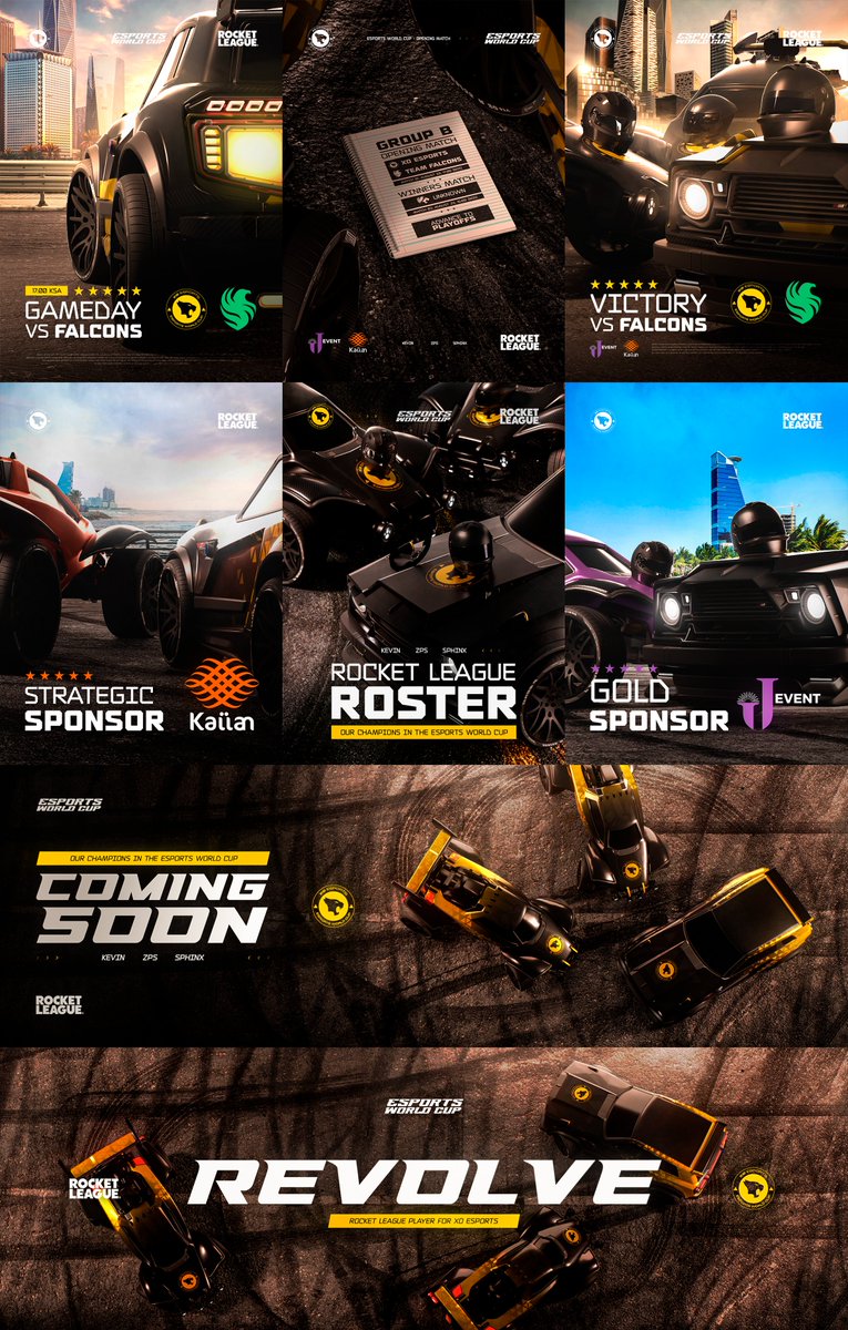 Recent Work — Rocket League 
I would greatly appreciate the support! 🖤