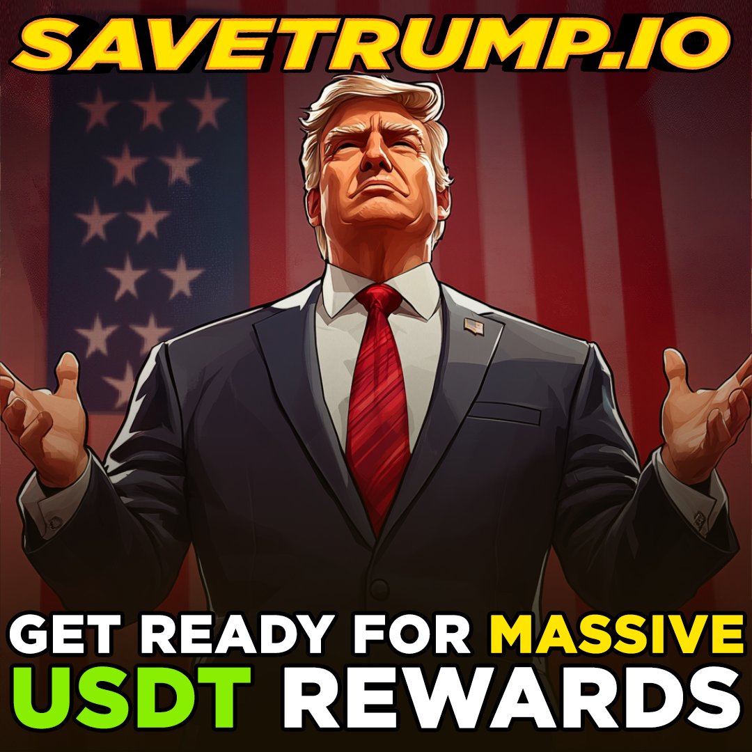 SaveTrumpIo's tweet photo. 🚀 Big news, Save Trump community! 💥

Get ready to compete for incredible USDT and Token prizes 🤑

Stay tuned ...

#SaveTrumpUpdate #CryptoRewards #USDTPrizes #CryptoAirdrops #TapToPlay #CryptoEarnings #Airdrop #crypto #usdt #btc #memetoken #memecoin #taptap #clicker #game #p2e https://t.co/GFEs9CriAt