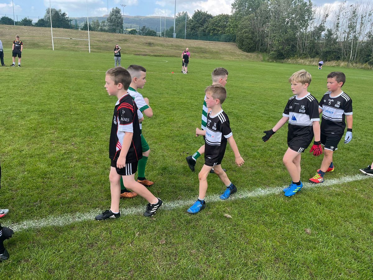 Our under 9 boys had a great game against Wolfetones today in sunny Pairc Naomh Úna. 

🔥Both sets of players were fantastic and it was an enjoyable day. 

Thanks to Wolfetones for the game! 👏👏💪💪

<a href="/CLGWolfeTones/">Wolfe Tones GAC - Greencastle</a>