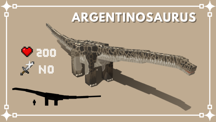 snappy12448's tweet photo. Simple Dinosaur Addon
Argentinosaurus

#Minecraft #addon #Dinosaur #SimpleDinosaur #Blockbench #pixelart #snappy https://t.co/gZHBL1jNDe
