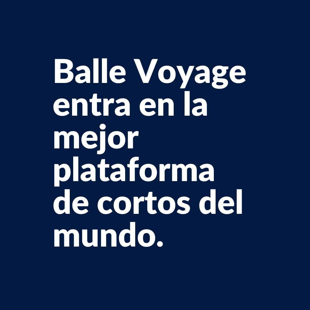 ballevoyage's tweet photo. LA MEJOR PLATAFORMA DE CORTOMETRAJES DEL MUNDO, WeShort ha añadido BALLE VOYAGE, #elcortodelabola a su catálogo.

#cortometraje #weshort #ballevoyage #cine https://t.co/DCHyTHO5jl