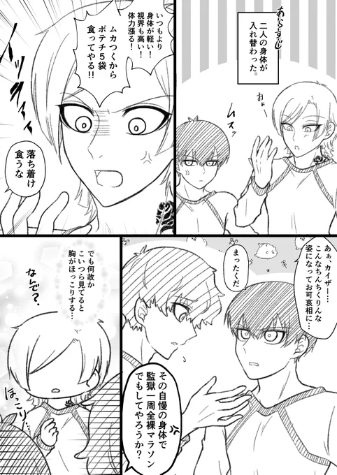 kiis+ns/身体が入れ替わった。 ※無自覚片想い。 ※微ng→is