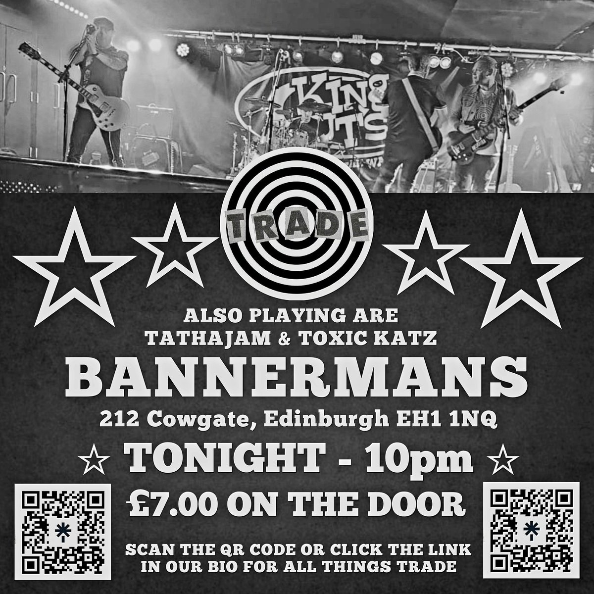 TradeFOF's tweet photo. ☆ ☆ ☆ TONIGHT ☆ ☆ ☆ 

https://t.co/HKkizFsl5d

#EDINBURGH #LIVEMUSIC #NewMusic https://t.co/hhw5tVi9mX