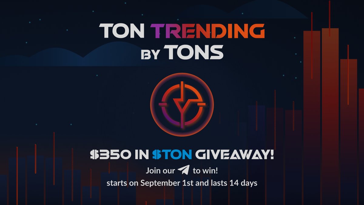 tonsniperbot's tweet photo. 🎉 TONS Trending $TON GIVEAWAY! 🎉

To celebrate the launch of our new TONS Trending bot for the TON blockchain, we’re thrilled to host an amazing giveaway! 🚀💥

🗓 Starting September on 1, 2024, we’re kicking off the giveaway with a total prize pool of $350 in $TON tokens! Over the next 14 days, we’ll be selecting 5 lucky winners each day, with each winner receiving $5 in $TON tokens. 🌟💎This is your chance to be part of the event and potentially win a share of the prize pool every single day!

How to Join:
1️⃣ Subscribe to the TONS Trending channel on Telegram: https://t.co/flky5mBS0u
2️⃣ Stay tuned for the daily winner announcements!

Our Trending bot is your ultimate tool for tracking trends on TON. With its advanced features, it monitors key indicators like:

📊 Market Cap
📈 Total Volume
⏳ Recent Volume
🔍 And More

This provides users with accurate insights into the hottest trends. We scan the blockchain 24/7, ensuring no trending token goes unnoticed. ✅

Don’t miss your chance to win! Track trends, spot opportunities, and stay informed with just a click. 📈✨

Get started now!