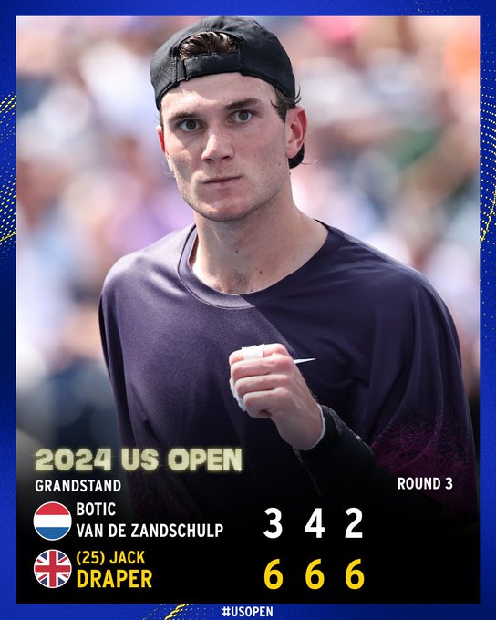 Jack Draper Defeats Botic van de Zandschulp