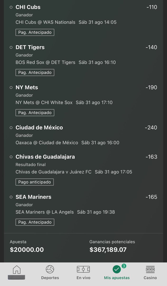 hugowx_'s tweet image. Parlay +1,700 🧨🧨

Llevo 9/9 picks ganados al hilo, vamos por algo más grande

Si se gana se van $5,000 entre los ❤️🔄🗯️