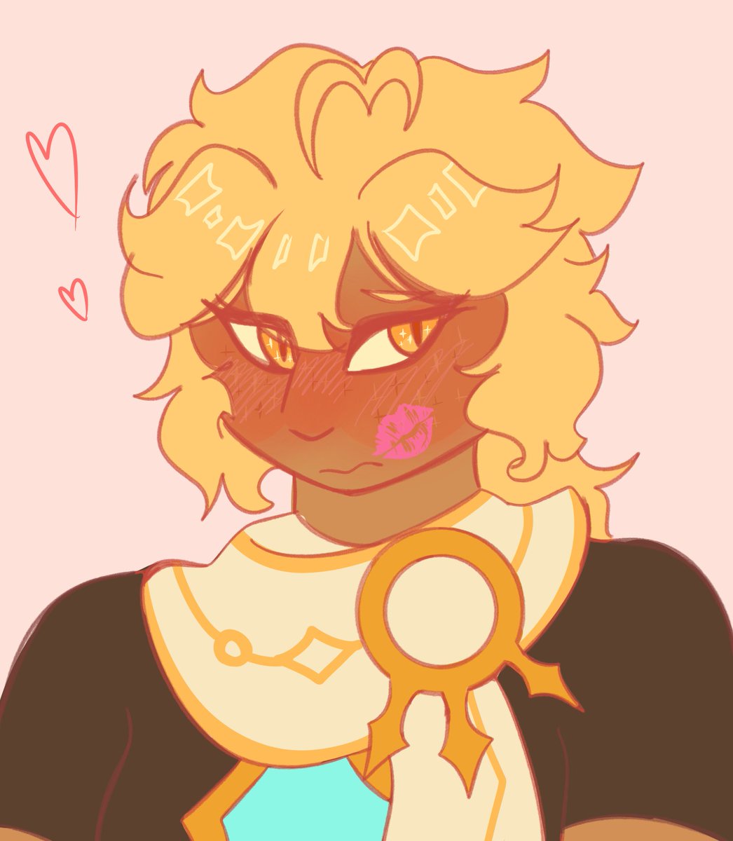 Lum1n4ce's tweet image. #aether_week2024 Day 7: Makeup

Gee guys I wonder who gave him that mark 😋😋😋