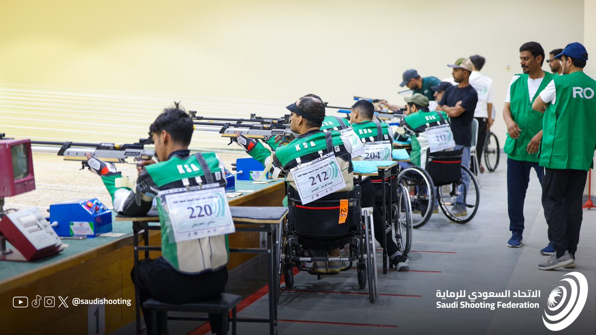 اختتمت اليوم السبت منافسات بطولة الاتحاد للرماية البارالمبية على أسلحة ضغط الهواء (مسدس - بندقية) لمسافة 10م، والتي أقيمت على مدى 4 أيام بمقر نشاط الاتحاد بمدينة الرياض، والتي شهدت مشاركة 13 راميًا.

 وتوج صاحب السمو الملكي الأمير خالد بن بندر بن مساعد بن عبدالعزيز <a href="/KBM216/">خالد بن بندر بن مساعد</a> نائب