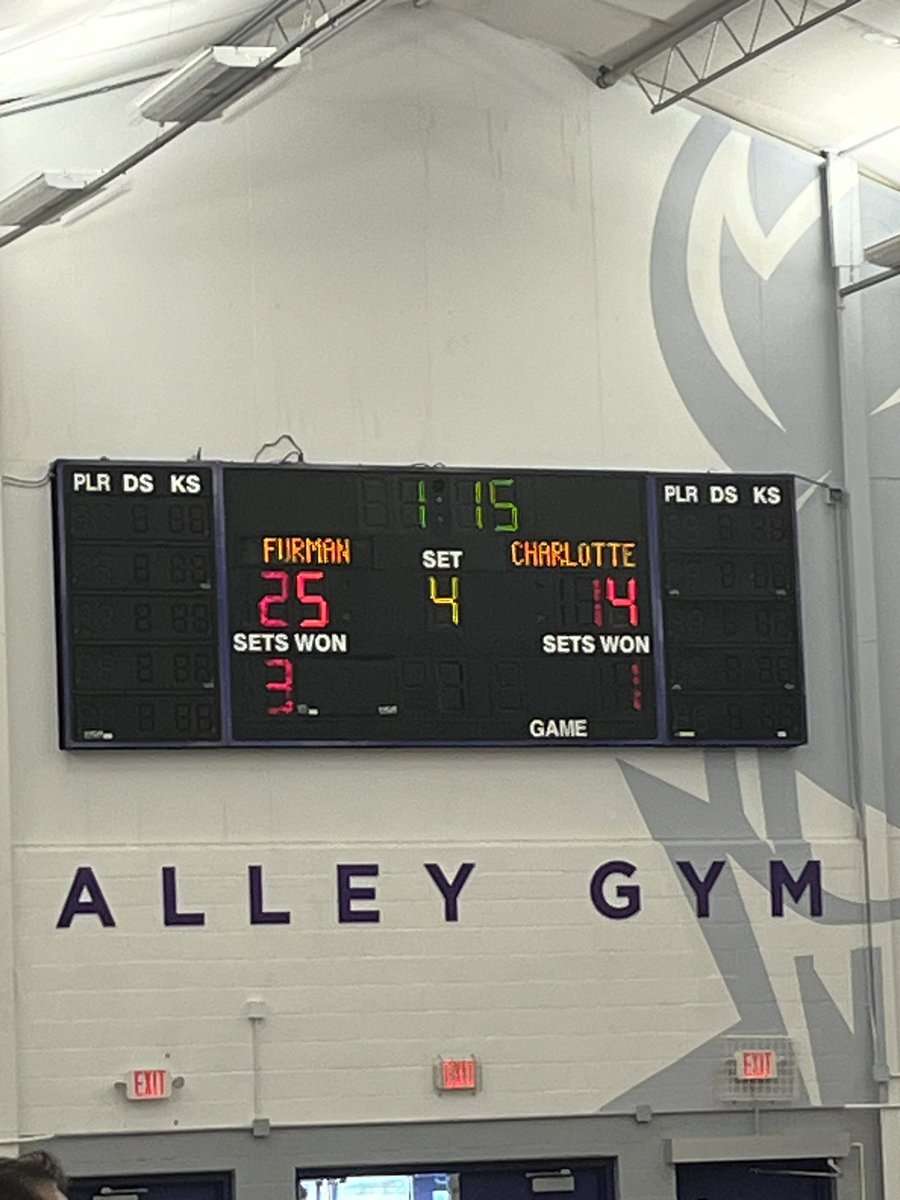 I’ll enjoy some <a href="/PaladinFootball/">Furman Football</a> tonight, but this afternoon was for watching <a href="/FurmanVB/">Furman Volleyball</a> get the W at home. Don’t sleep on Dins volleyball this season!