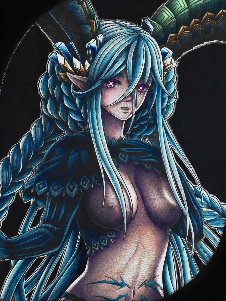 It took two years to finally get this one finished. 

Life has been a rollercoaster, but it finally looks like I reached a point where I can say that I’m happy. 

#Tiamat has one of the best designs of #FateGrandOrder and it has been a pleasure to work on every single detail.