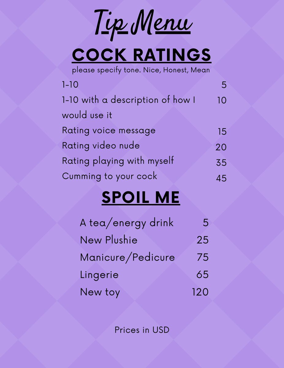 VioletKitten6's tweet photo. Updated my menus! Saturday starting off productive! https://t.co/wsfPB0k2vK