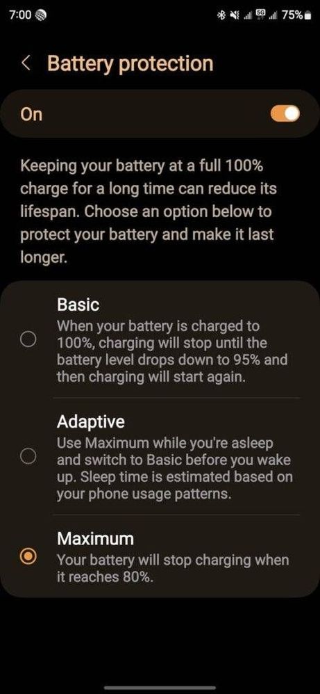 ultimate_phyco's tweet image. Battery protection 😔 This feature is so underrated. #samsung #batteryprotection