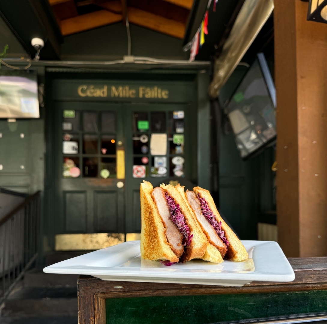 Only 1️⃣ more sleep until 901 Day! Celebrate with us at the pub and enjoy our Pork Katsu Sando, just $9.01 allllll day.