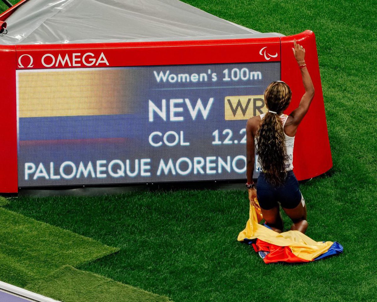 Deporte Colombiano 🇨🇴 (@deportcolombia) on Twitter photo #Paris2024 | ¡LA POSTAL 😍! Una imagen que vale que mil palabras.
Karen Palomeque, campeona paralímpica y nuevo récord mundial 💛💛💙❤️.
📸: <a href="/LVParaAtletismo/">LIGA VALLECAUCANA DE PARAATLETISMO</a> #Paris2024 | ¡LA POSTAL 😍! Una imagen que vale que mil palabras.
Karen Palomeque, campeona paralímpica y nuevo récord mundial 💛💛💙❤️.
📸: <a href="/LVParaAtletismo/">LIGA VALLECAUCANA DE PARAATLETISMO</a>