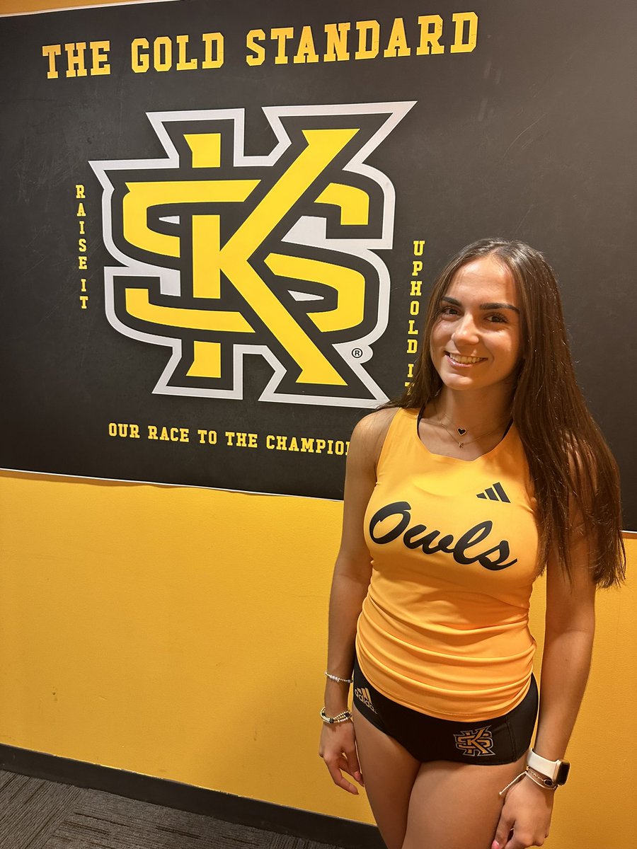 KristaSilletti's tweet photo. Had an amazing first official visit at KSU! Thank you so much Coach Bray for having me! 🦉 https://t.co/ra2bzft6Mx