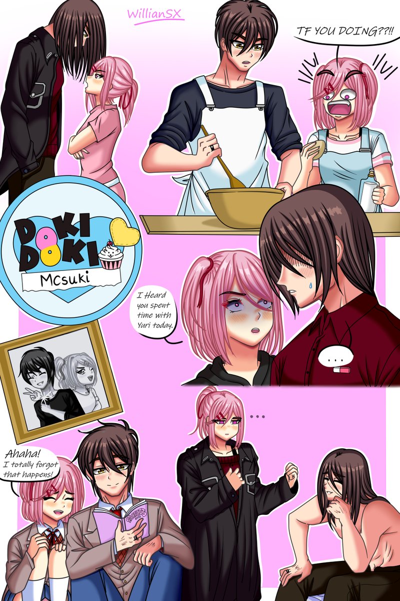 DDEMposting's tweet photo. I simply love this art, not much to say about it.
McSuki is the only valid ship to me =)

(Also love the little reference to exit music.)

#mcsuki #natsuki #ddlcnatsuki #exitmusicredux #natsukiddlc #ddlc

This great art is by WillianSX on Reddit : https://t.co/yuetmzwMJO https://t.co/Hjg8Q49Gfb