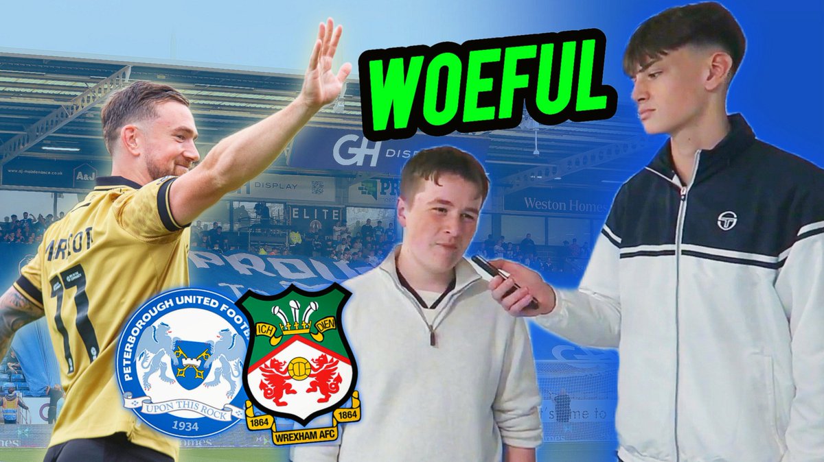 🚨 WREXHAM REACTION!

<a href="/ChazMcPosh/">Charlie Mclellan</a> predicted that #WxmAFC would lose 5-1 at London Road, him and the lads react straight after the final whistle as it turned out to be a very different day. 😬

Watch now. 👇
youtu.be/Sh7izhyGTpQ?si… 

#pufc