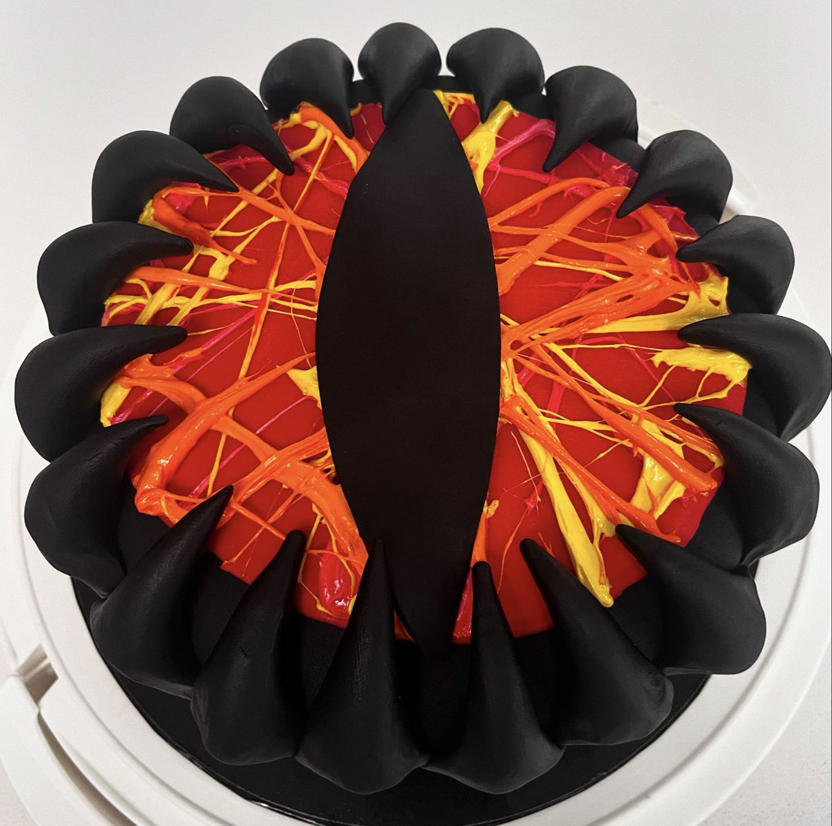 My wife has outdone herself with this <a href="/altontowers/">Alton Towers Resort</a> Nemesis eye cake for our son’s birthday. We’ll be riding nemesis this week 🎢 #nemesis #altontowers #cake