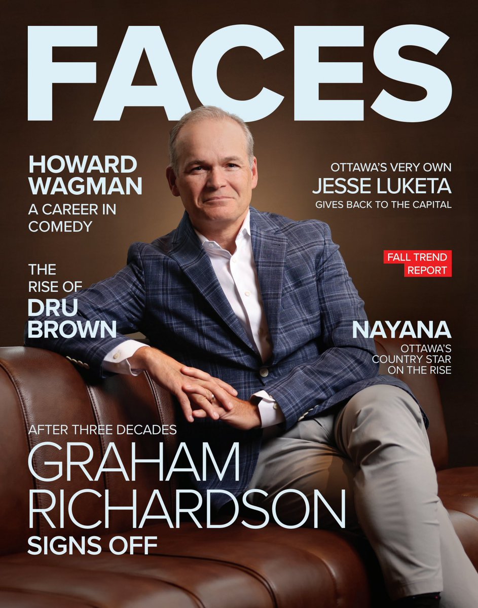 💫 Cover Preview from our upcoming September issue ft. @grahamctv (📷: @therealkerbens) #ottawa