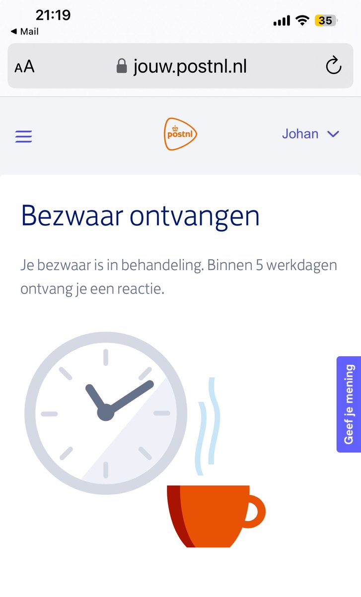 DigioNL's tweet photo. @postnl. 19 augustus een bezwaarschrift ingediend. 5 werkdagen zou uitkomst zijn…en nu? https://t.co/XDXVat0Sgq