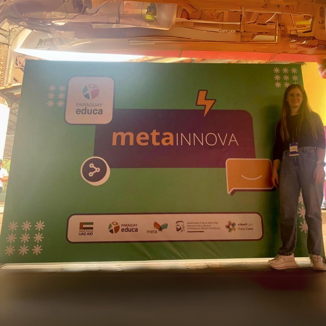 La semana pasada, MetaInnova en Encarnación fue un éxito total, con más de 2350 estudiantes participando en talleres, exposiciones, desafíos y juegos de programación.
Agradezco a <a href="/paraguayeduca/">guido sebastian </a> haber sido parte de este evento que impulsa el aprendizaje tecnológico en Paraguay