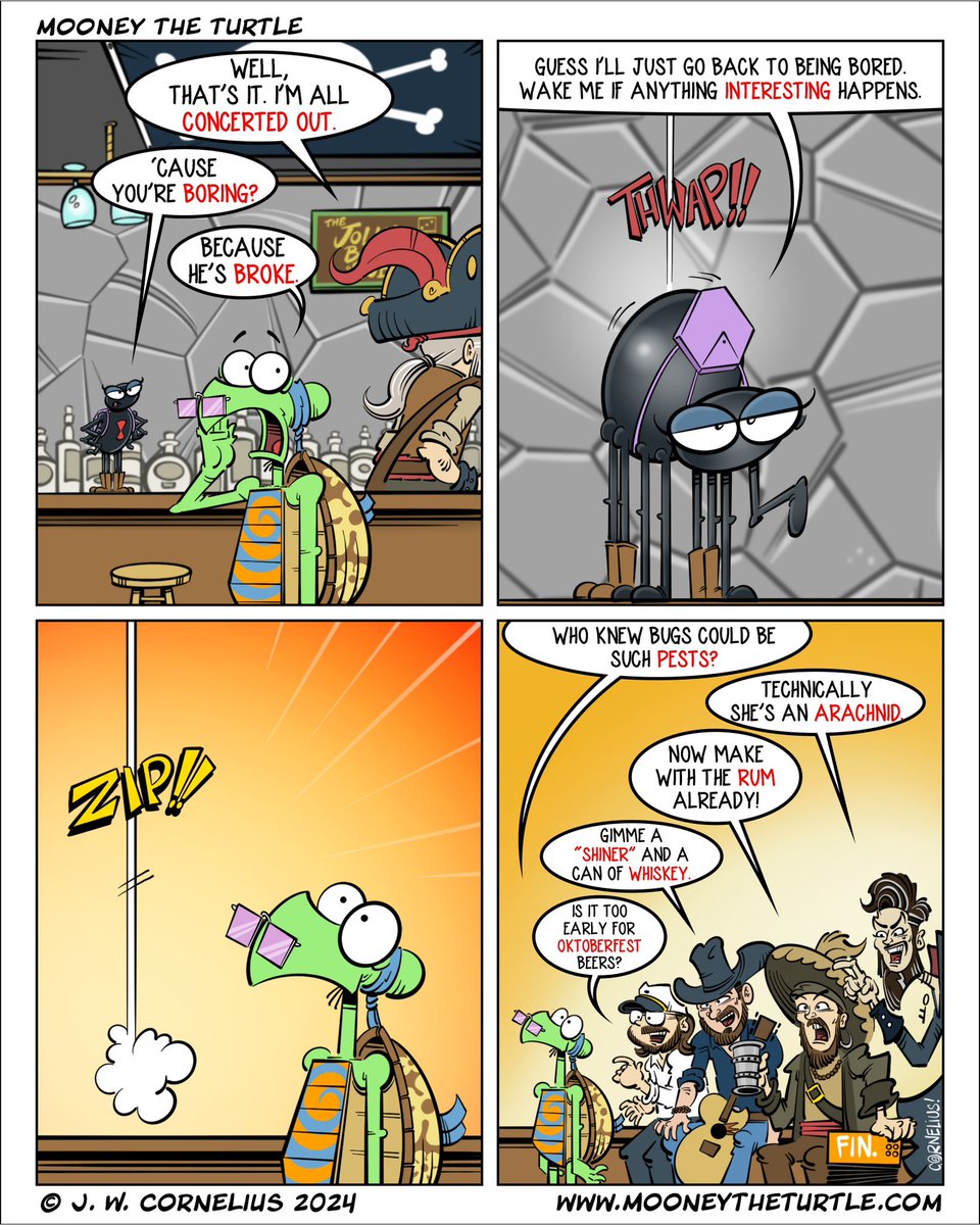 “Summer Concert Series (6/6)”
The After Party!
”’Toon” in tomorrow for the video!

Check out “Mooney the Turtle” on WEBTOON!
m.webtoons.com/en/challenge/m…
<a href="/captain_tom716/">Captain Tom & The Hooligans</a> <a href="/mattpossband/">Matt Poss</a> Aurelio Voltaire, <a href="/yebanished/">YeBanishedPrivateers</a> 

#mooneytoons #mooneytheturtle #turtlecomic #webcomic #webcomics