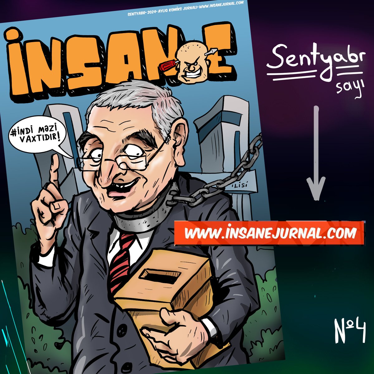 Diqqət! Diqqət! Diqqət! Hər kəsin nəzəri bura, zəhmət olmasa. Bilin və agah olun ki, sentyabr sayı artıq onlayndır. #İndiMəziVaxtıdır!

🔗insanejurnal.com

#insane #insanejurnal #komiks #onlayn #seçki2024 #getdüyee