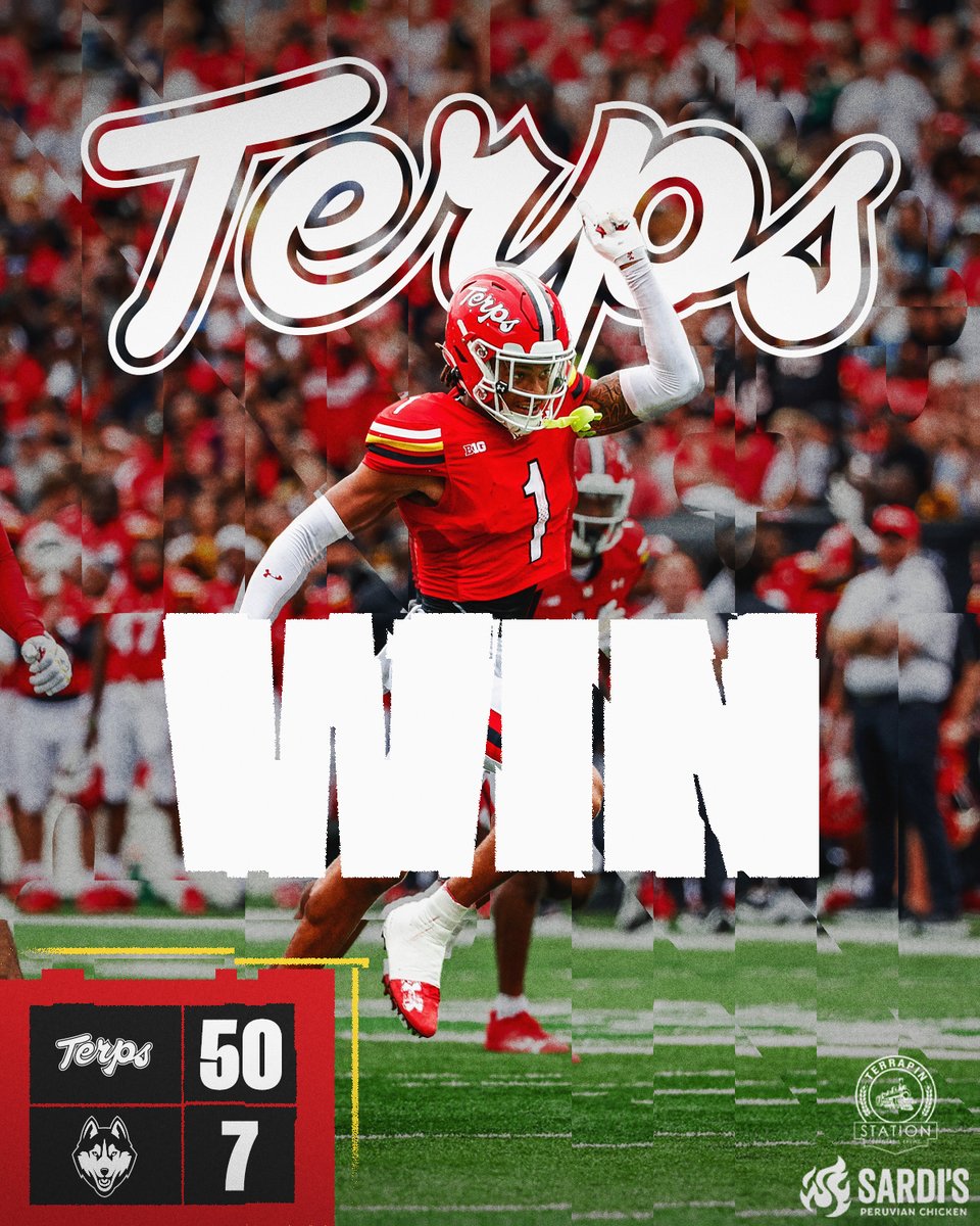 50 BURGER! TERPS WIN! 

➡️ go.umd.edu/1qyt