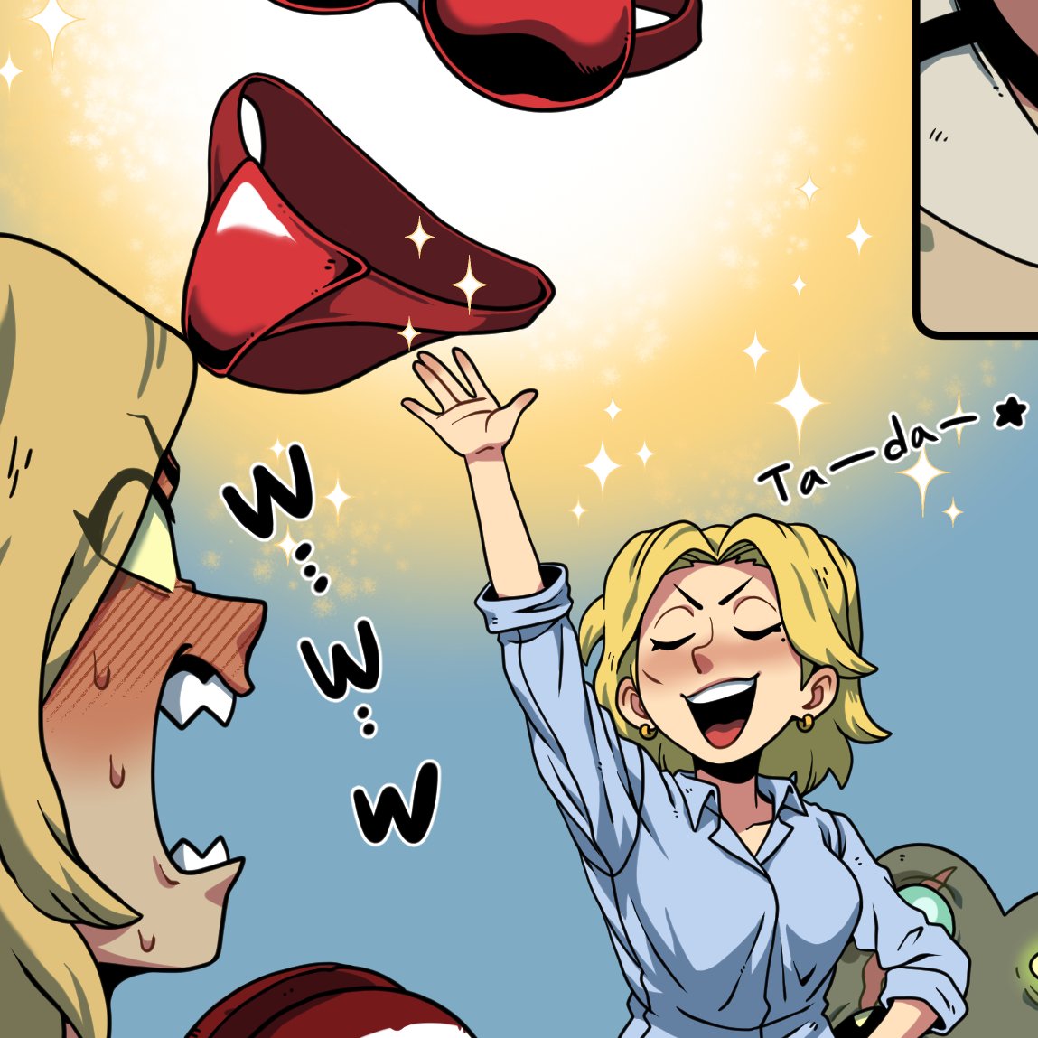 Short Amphibia comic consisting of 4 pages! The main character is Grace, who is the daughter of Sasha and Grime. I would like to thank the original author of Grace for drawing such a great character! You can see the full image on Patreon! Thank you for watching! @GreenSkull34