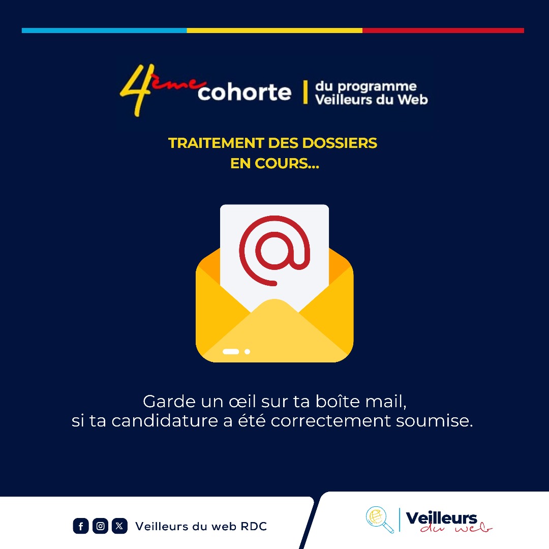 veilleursduweb's tweet photo. Nous avons une nouvelle à annoncer ! 🤗

🥳 1487 candidatures ont été soumises pour rejoindre la 4ᵉ cohorte du programme Veilleurs du Web ! Les candidats retenus pour la prochaine étape seront bientôt contactés. 

As-tu soumis ta candidature ? Garde ta boite e-mail à l'œil 😜 https://t.co/0SnHCIMhdE