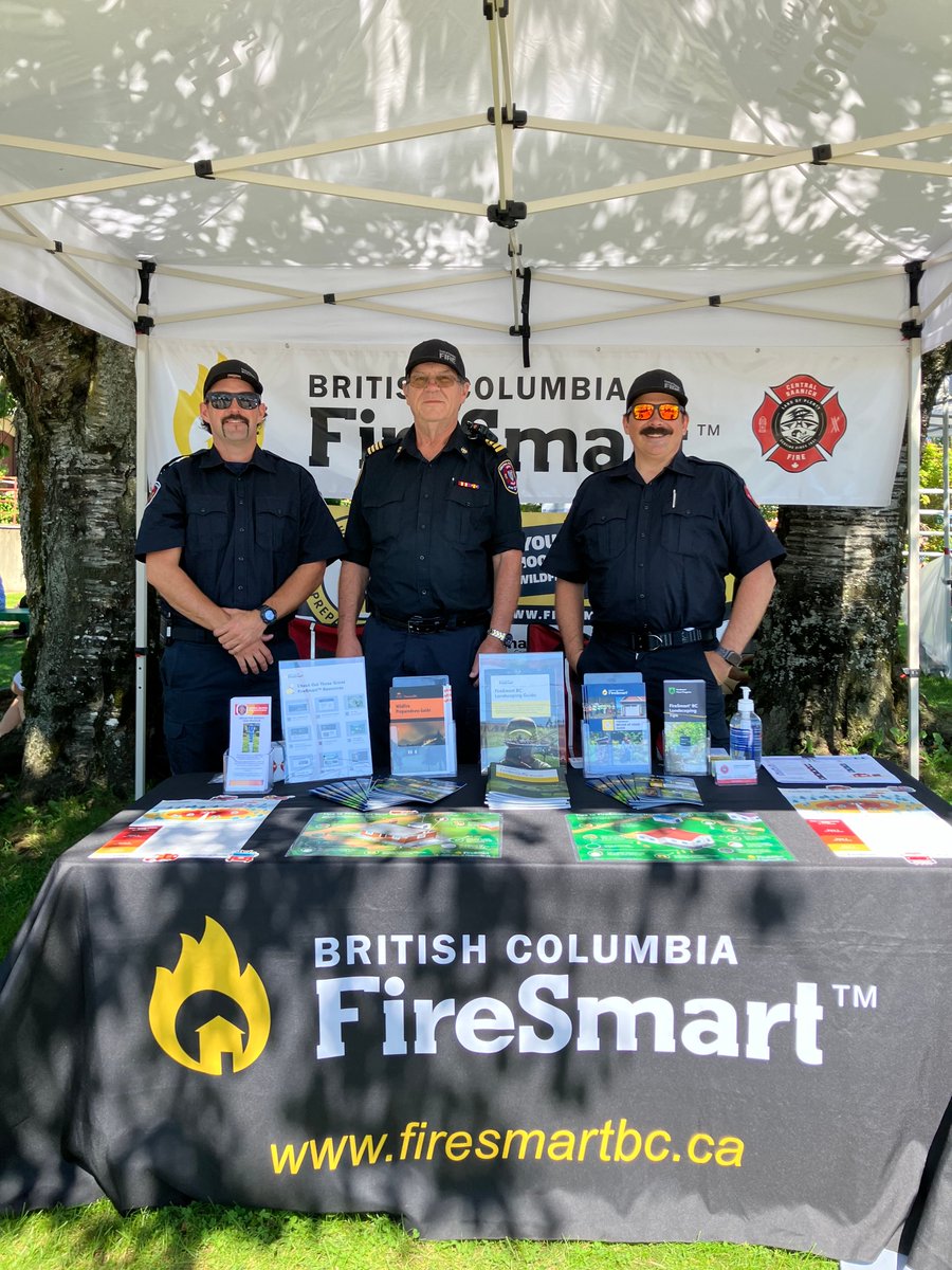 What a day at the Saanich Fair! We are here all weekend so come see us at the Central Saanich Fire Departmentbooth to learn all about FireSmart BC and all the other initiatives we are doing!