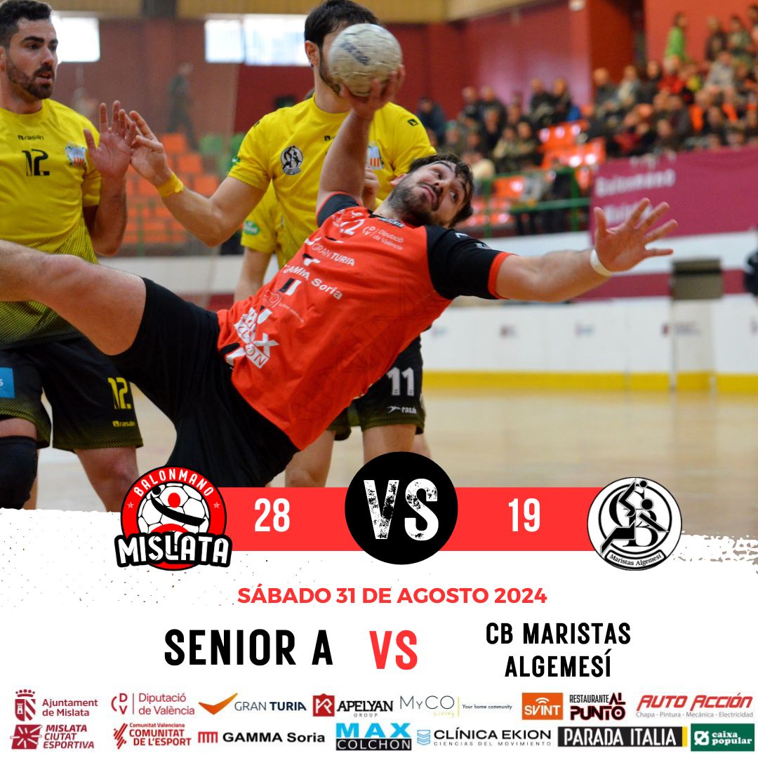 ¡Victoria en el primer partido de pretemporada! 🏆

Nuestro primer equipo ha comenzado con el pie derecho al imponerse con gran solvencia ante el <a href="/cbmmaristasalge/">CB MARISTAS ALGEMESI</a> en La Canaleta. ¡Gran trabajo, chicos! 💪 Seguimos preparándonos para la temporada.

#Vamosmislata