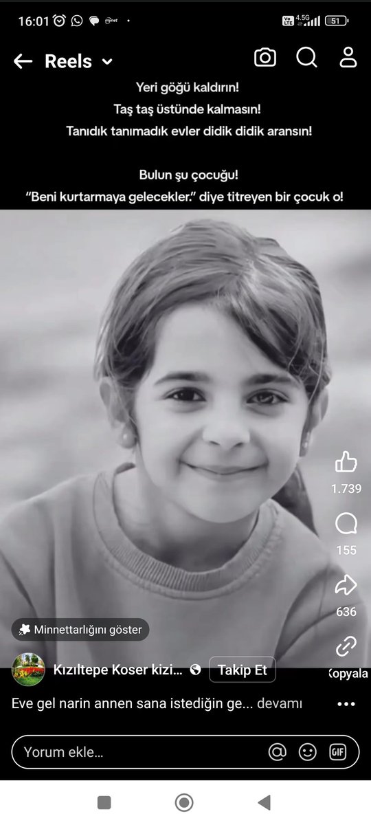 Narin nerede #NarinBulundumuCevapVerin