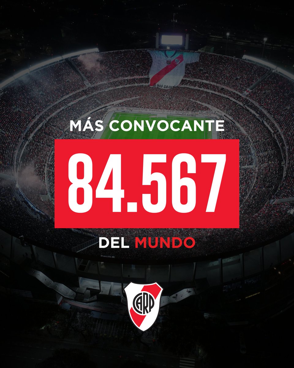 🏟️ 84.567 - ¿Cómo logramos ser los más convocantes del planeta?

Ubicarnos en el primer lugar de convocatoria entre los 3.425 clubes que integran la FIFA es el resultado de una estrategia pensada, trabajada y en constante evolución para integrar a los 25 millones de hinchas
