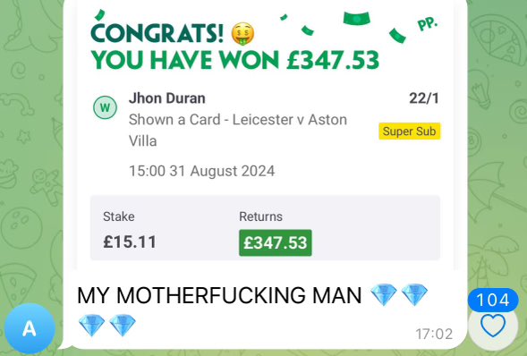 DIAMONDTIPSTERR's tweet photo. WE ARE +27.5 UNITS UP TODAY ALONE!

WE NEVER FAIL 💎 https://t.co/EbQNot2yne