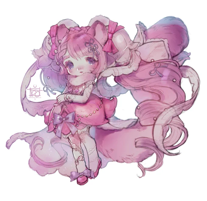craving trying out this chibi doll like style again >v< but more updated to suit my new tastes.  results would still be soft lines and color/render!  thus they would be priced quite high.  would anyone be interested?  feel free to dm if you are! 3 slots - $300 depending on detail
