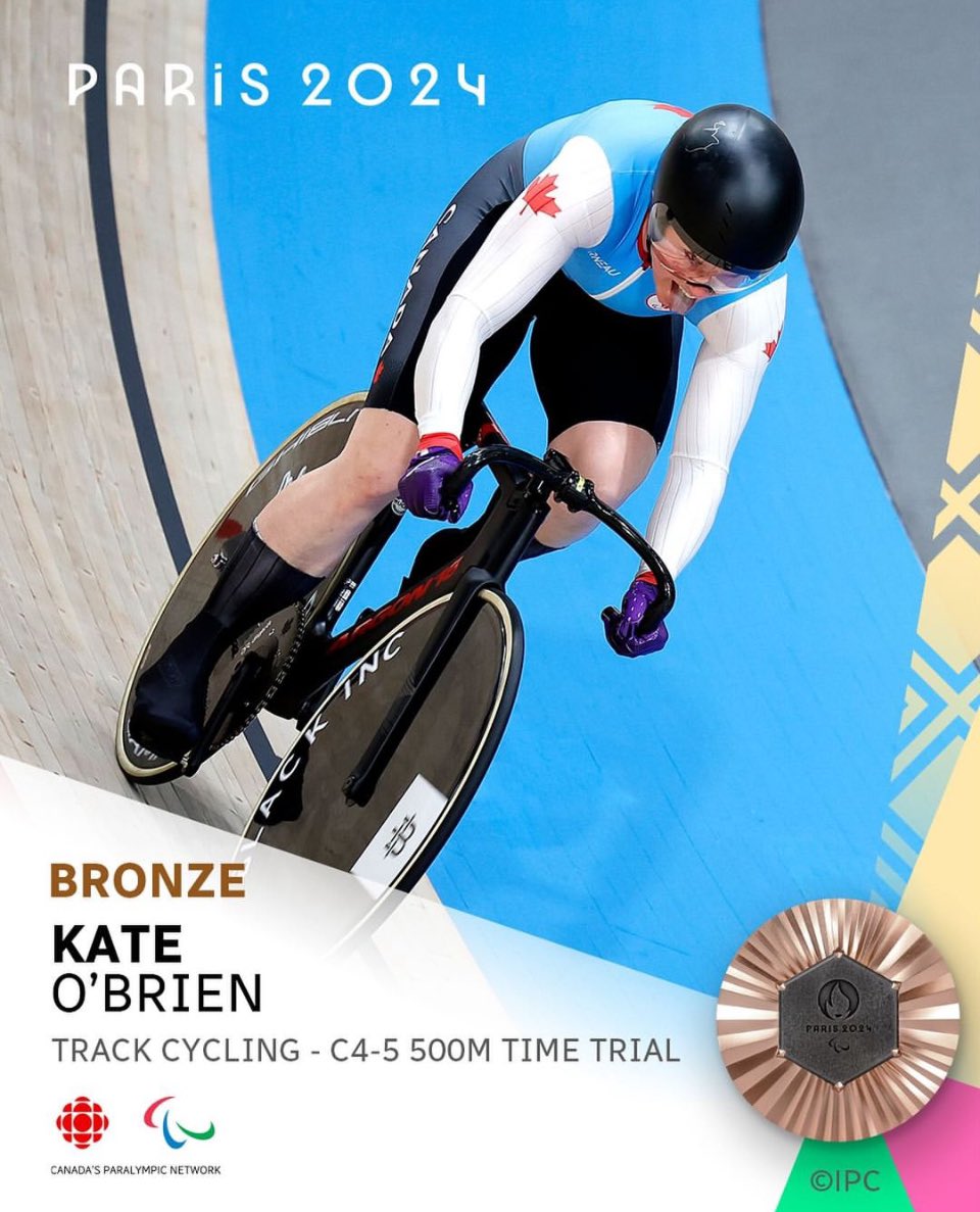 HomestretchFdn (@homestretchfdn) on Twitter photo Stretchie alum <a href="/empty_kate/">Kate O'Brien</a> wins bronze medal today at <a href="/Paralympics/">Paralympic Games</a> for Canada! So proud of you, Kate! 🥉🇨🇦 Stretchie alum <a href="/empty_kate/">Kate O'Brien</a> wins bronze medal today at <a href="/Paralympics/">Paralympic Games</a> for Canada! So proud of you, Kate! 🥉🇨🇦