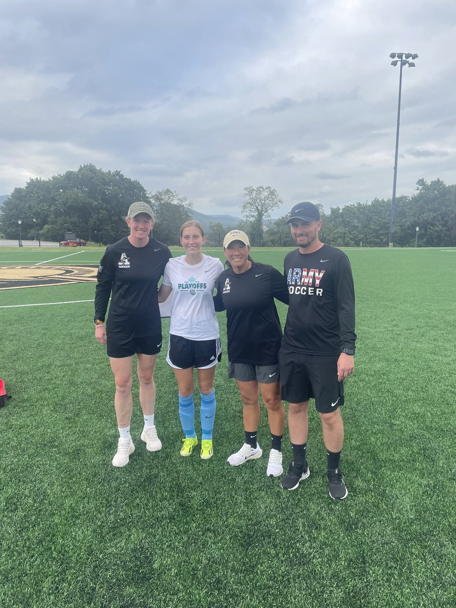 Thank you for such a great camp  
<a href="/TracyChao1/">Tracy Chao</a>, <a href="/tori_ball/">Tori Ball</a>, and <a href="/mportalski/">Mason Portalski</a>! Go Army! Beat Providence tomorrow!
