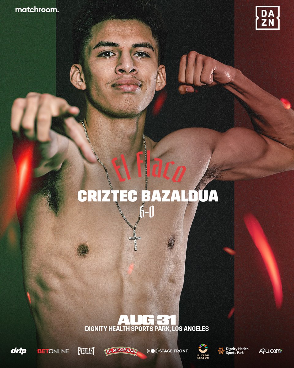 Matchroom Boxing (@matchroomboxing) on Twitter photo El Flaco gets it done! 🙌
<a href="/cbazaldua04/">criztec bazaldua</a> decisions Kyle Irwin 60-53 on all three scorecards in our first fight of the night!
#PachecoSulecki El Flaco gets it done! 🙌
<a href="/cbazaldua04/">criztec bazaldua</a> decisions Kyle Irwin 60-53 on all three scorecards in our first fight of the night!
#PachecoSulecki