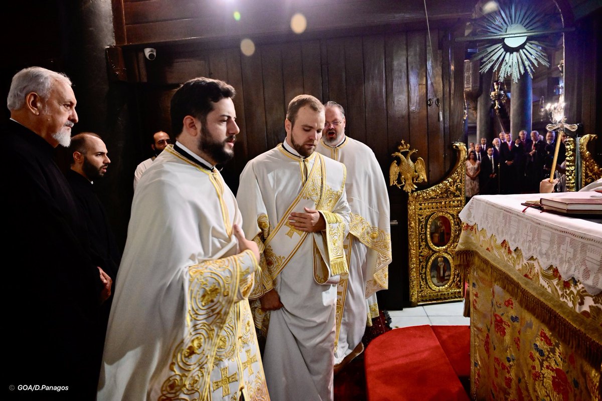 Orthodox Observer (@orthoobserver) on Twitter photo Today, His Eminence Archbishop <a href="/Elpidophoros/">Elpidophoros</a> of America ordained Patriarchal Deacon Kallinikos Chasapis to the priesthood.
Read here: goarch.org/-/kallinikos. Today, His Eminence Archbishop <a href="/Elpidophoros/">Elpidophoros</a> of America ordained Patriarchal Deacon Kallinikos Chasapis to the priesthood.
Read here: goarch.org/-/kallinikos.