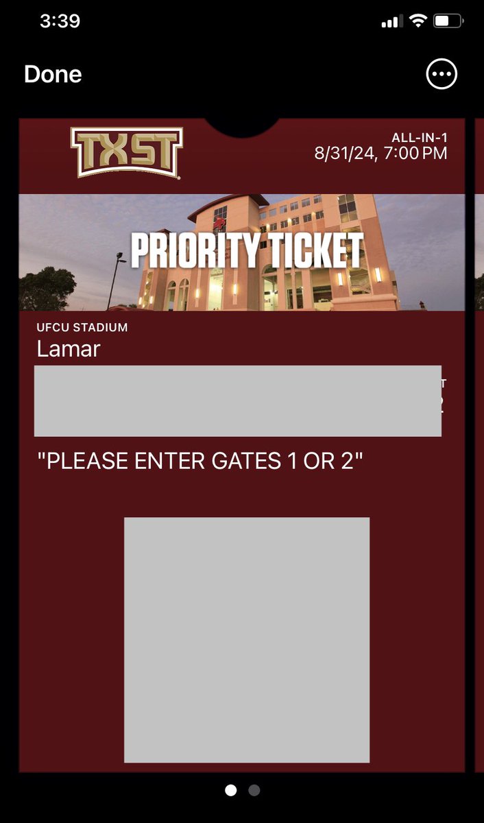 TruscottJeff's tweet image. Yo @TxStateBobcats @PaciolanTix @TXSTATEFOOTBALL @kdamp
Tough to transfer tickets when there is no way to share. Gotta get this fixed ASAP!