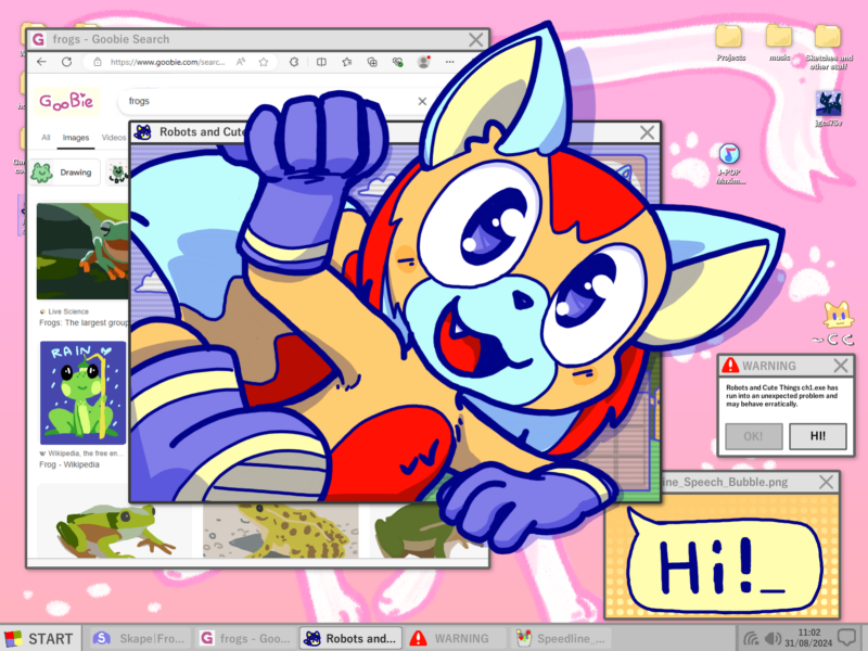 Monthly artwork! This one was complex but fun, so it took a while and I ended up with 60 layers by the end of it! My goodness, that's the most I've ever had!

I'm quite happy with the results, so I hope you guys like it too!!
#art #OC