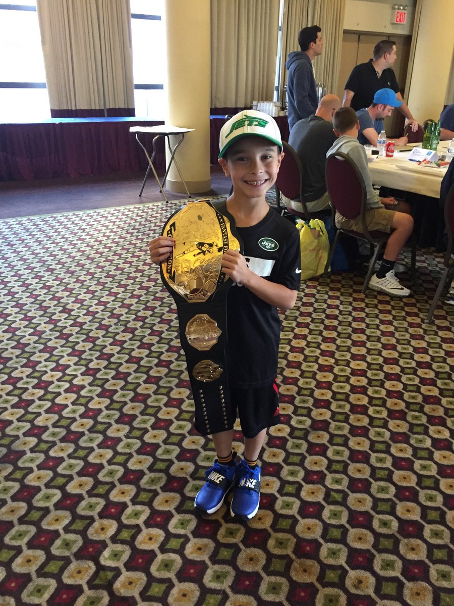 Great time drafting <a href="/TheNFFC/">The NFFC</a> w/<a href="/JosephLowy5/">Joseph Lowy</a> as always but soaked in bit more this time as may be last for while if Joe goes away to college next yr. From little kid asking for OBJ every draft in ‘17 to draft partner helping draft all our picks today. Love you Son. Lets win it all