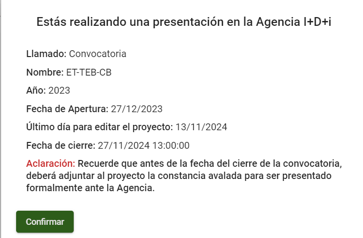 Bueno, NUEVA PRORROGA PICT 2023, cierran el 13/11/2024.
PICT 2022 todavía en estaado de evaluación??
<a href="/RAICYT_Ar/">RAICYT</a> quizá es momento de cambiar la estrategia de los reclamos. Es pregunta.