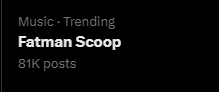 bigfatman474348's tweet photo. Thank you for the support on my new song called Scoop. The Fatman fans never fail to amaze me. https://t.co/Miprs8rxLz