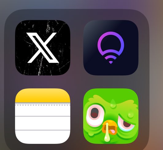 Why duolingo look like he’s on a bender rn