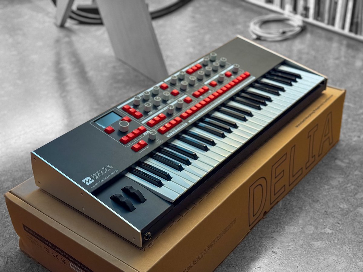 tomhallsonics's tweet photo. DELIA has landed 🛬
#Melbourne #MelbourneInstruments #Australia #Synthesizer https://t.co/1yY4RULe95