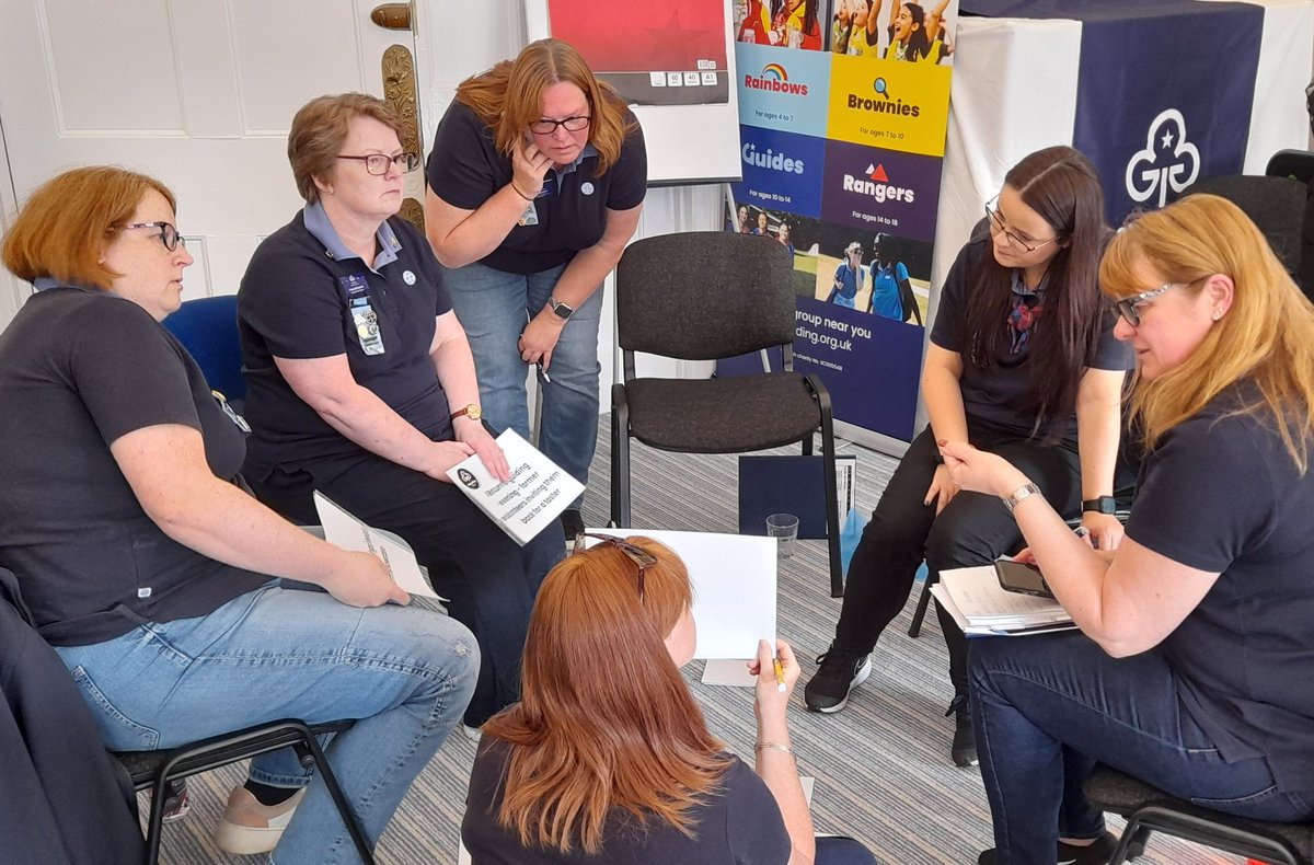 The Scottish Chief Commissioner Team spent the day with some inspirational ladies today at the County Commissioner Day at Scottish HQ. Most of the lead volunteers for each Scottish County were there along with our fab staff team. We had fun and learned loads. <a href="/GirlguidingScot/">Girlguiding Scotland</a>