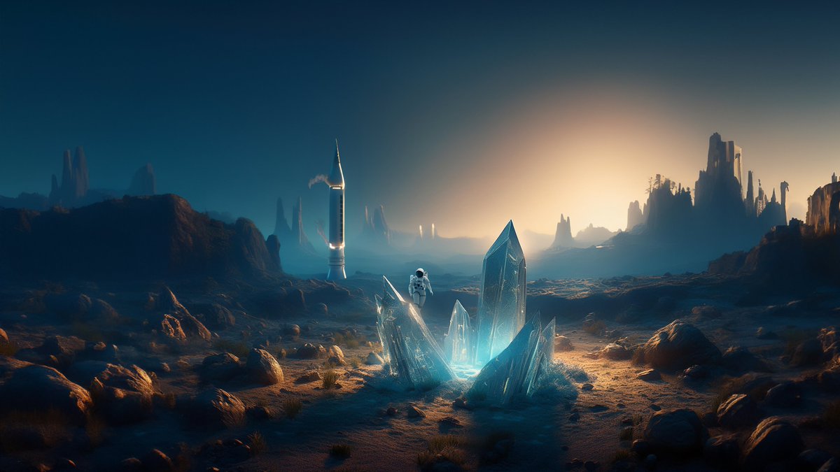 RyanCantin's tweet photo. Some #BehindTheScenes  (original image and result below, prompt in alt)...

Generated the image with #AdobeFirefly, then used #GenerativeExpand in #AdobePhotoshop to extend the image.  Then used #GenerativeFill in three separate spots in #Photoshop to add the rocket, the steam and the astronaut. #GenerativeAI #AIart 

https://t.co/O877p9EDYt